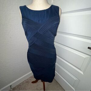 Tadashi Shoji Textured Sleeveless Knee Length Bodycon Dress